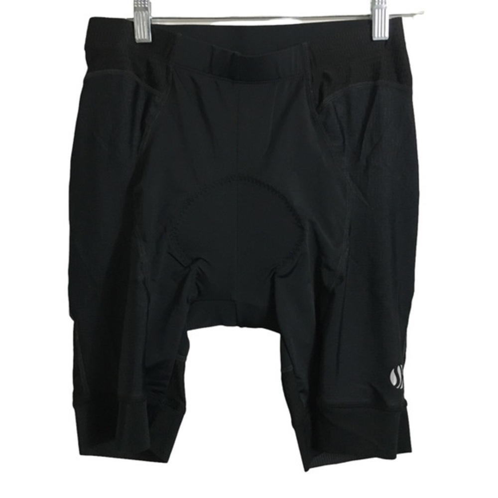 Skysper black padded cycling biker shorts. Sz Large. New